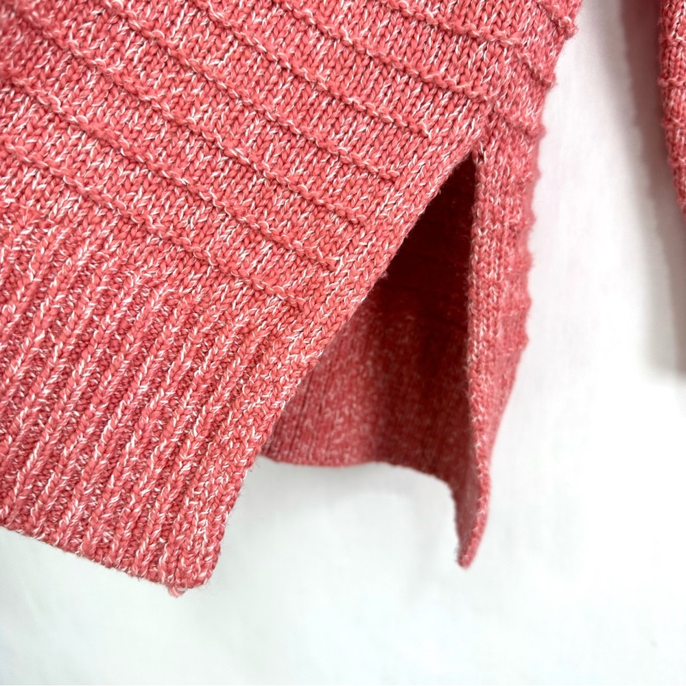 Old Navy Women's Coral Long Sleeve Textured Rib-Knit Tunic Sweater - NWT - Picture 4 of 10